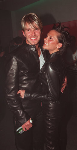Victoria Beckham only had eyes for David during a London night out in June 1999.
Victoria Beckham only had eyes for David during a London night out in June 1999.