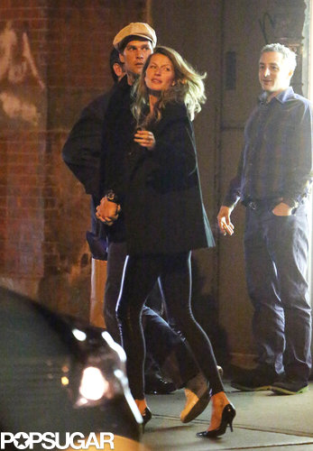 Tom Brady and Gisele Bündchen went to dinner in NYC.
Tom Brady and Gisele Bündchen went to dinner in NYC.