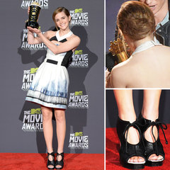 Emma Watson MTV Movie Awards Red Carpet Fashion 2013