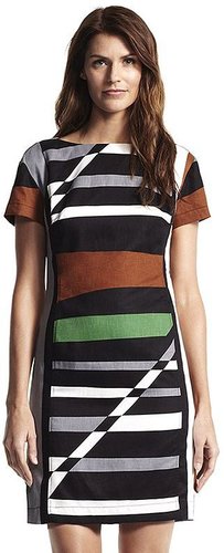 Derek lam for designation striped sheath dress