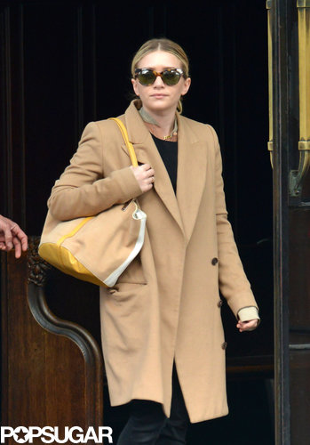 Ashley Olsen left a hotel in NYC on Monday.
Ashley Olsen left a hotel in NYC on Monday.