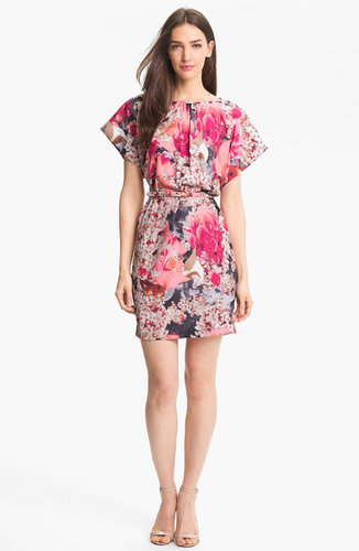 Ted Baker London 'Digital Bloom' Belted Shift Dress