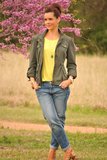 Military Jacket with Neon