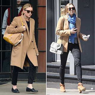 Ashley and Elizabeth Olsen Wear Camel Coats: Get the Look!