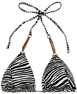 ViX Africa zebra-print bikini top
