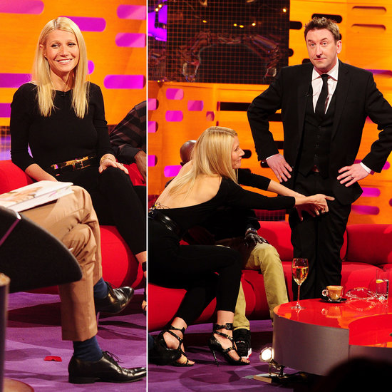Gwyneth Paltrow Gets Grab-Happy on The Graham Norton Show Gwyneth Paltrow Gets Grab-Happy on The Graham Norton Show