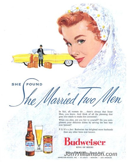 Hey brides, don't forget you have to keep both your man and his inner man contented!
Hey brides, don't forget you have to keep both your man and his inner man contented!