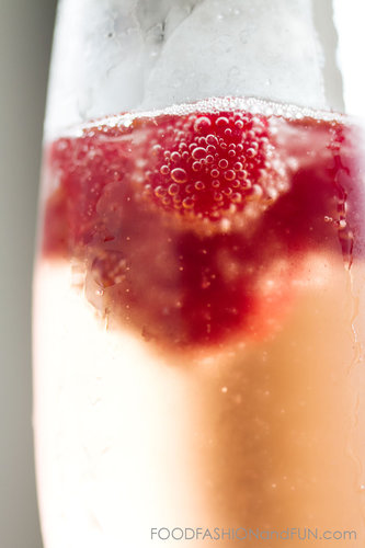 Raspberries and Rose