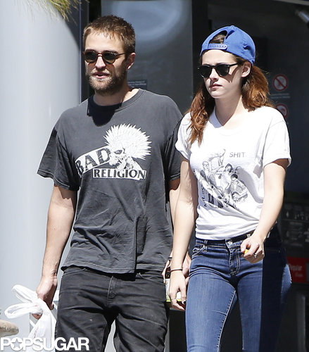 Robert Pattinson Gets Cute With His Pup During an Outing With Kristen Stewart Robert Pattinson Gets Cute With His Pup During an Outing With Kristen Stewart