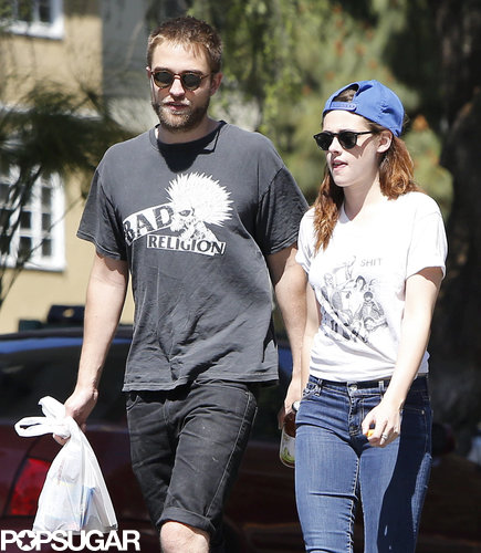 Robert Pattinson Gets Cute With His Pup During an Outing With Kristen Stewart Robert Pattinson Gets Cute With His Pup During an Outing With Kristen Stewart