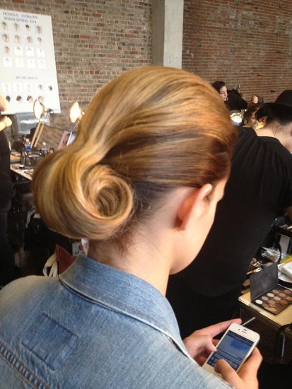 The finished look from the back.
The finished look from the back.