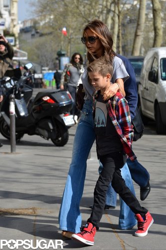 Victoria Beckham Joins Her Family in Paris Victoria Beckham Joins Her Family in Paris