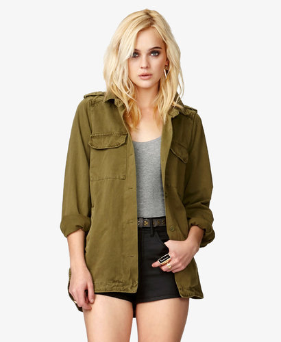 FOREVER 21 Buckled Utility Jacket
