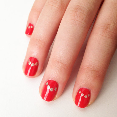 Creating the perfect moon manicure requires precision and skill, but this polka-dot version is a lot easier to do and a fun take on a classic.
Creating the perfect moon manicure requires precision and skill, but this polka-dot version is a lot easier to do and a fun take on a classic.