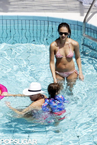 Jessica Alba played with her family in a kiddie pool while vacationing on the Amalfi coast in Italy in July 2012.
Jessica Alba played with her family in a kiddie pool while vacationing on the Amalfi coast in Italy in July 2012.