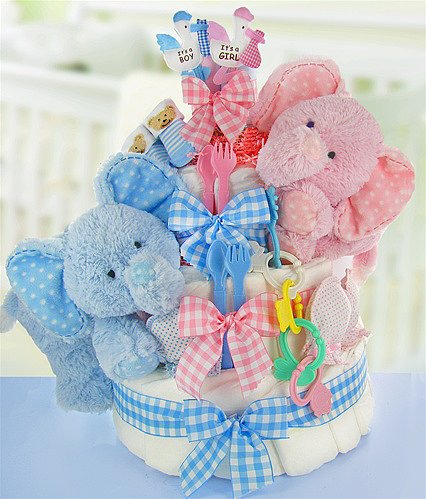 Elephant Diaper Cake Elephant Diaper Cake