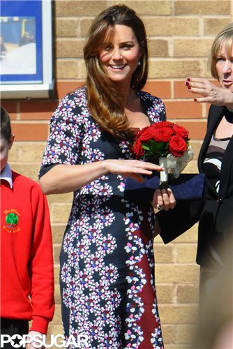 Kate Middleton visited The Willows Primary School.
Kate Middleton visited The Willows Primary School.