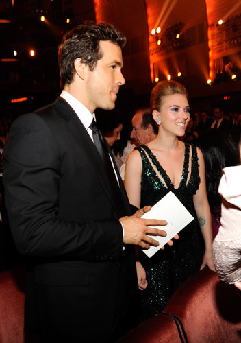 Ryan Reynolds and Scarlett Johansson married in September 2008 in a quiet ceremony, but in December 2010, the couple announced they were separating. Ryan went on to marry his Green Lantern costar Blake Lively.
Ryan Reynolds and Scarlett Johansson married in September 2008 in a quiet ceremony, but in December 2010, the couple announced they were separating. Ryan went on to marry his Green Lantern costar Blake Lively.