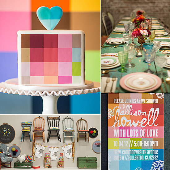 A Vintage-Cool, Color-Filled Baby Shower A Vintage-Cool, Color-Filled Baby Shower