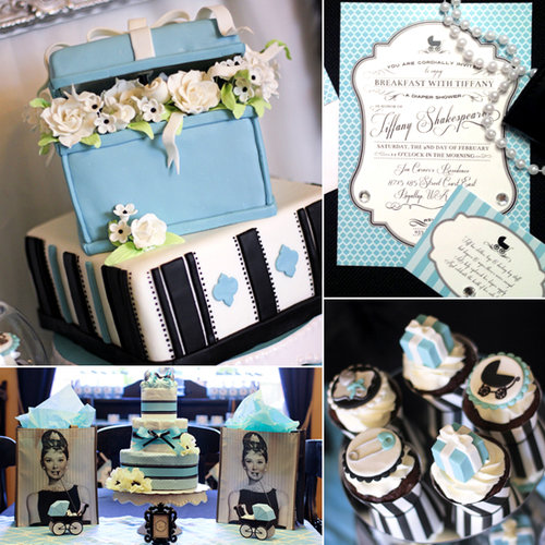A Baby Shower Inspired by Breakfast at Tiffany's A Baby Shower Inspired by Breakfast at Tiffany's