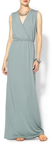 Sabine Knit Wrap Maxi Dress