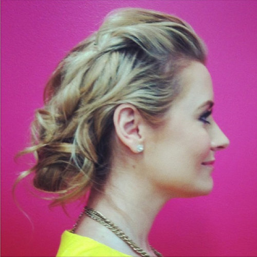 Bridal Updo For Shoulder-Length Hair
