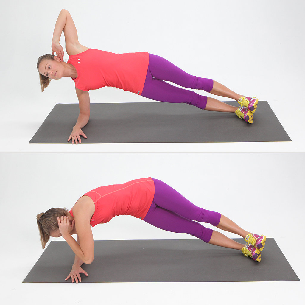 Side Elbow Plank With a Twist Side Elbow Plank With a Twist