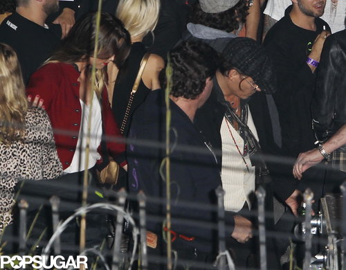 Johnny Depp and Amber Heard saw the Rolling Stones show at LA's Echoplex.
Johnny Depp and Amber Heard saw the Rolling Stones show at LA's Echoplex.