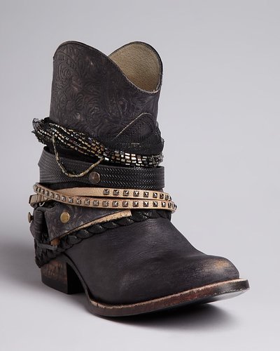 FREEBIRD by Steven Western Booties - Mezcal Strapped