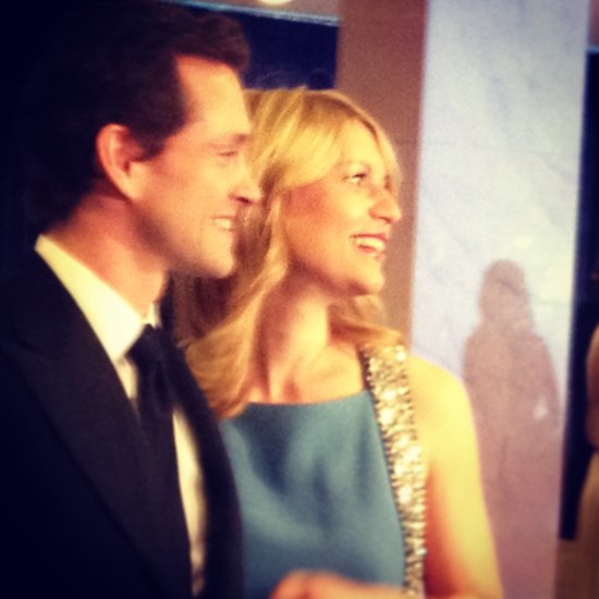 Claire Danes and husband Hugh Dancy kept close on the White House Correspondents' Dinner red carpet.
Claire Danes and husband Hugh Dancy kept close on the White House Correspondents' Dinner red carpet.
