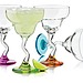 Zigzagged Margarita Glasses