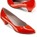 Marc by Marc Jacobs Kitten Heel Patent Pump, Orange