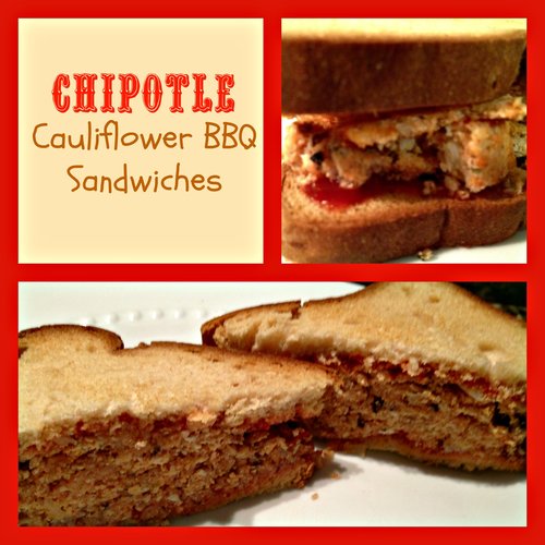 Gluten Free Chipotle Cauliflower BBQ Sandwiches