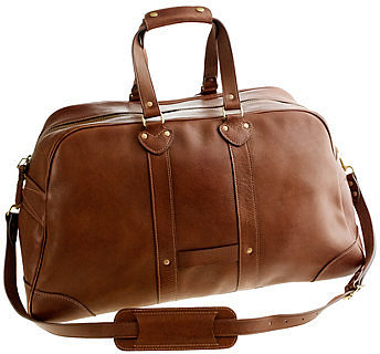 Montague leather weekender