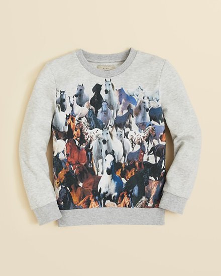 Stella McCartney Horse Print Sweatshirt Stella McCartney Horse Print Sweatshirt