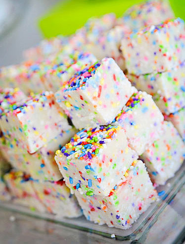 Cake Batter Sprinkles Fudge Cake Batter Sprinkles Fudge