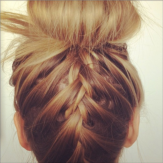 Master Nina Dobrev's Braided Topknot Master Nina Dobrev's Braided Topknot