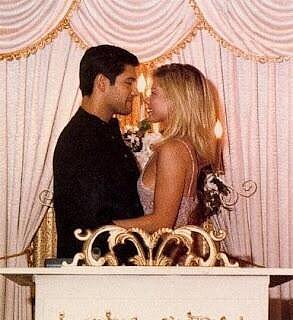 Kelly Ripa and Mark Consuelos ran away to Las Vegas for their May 1996 nuptials.
Source: Twitter user KellyRipa
Kelly Ripa and Mark Consuelos ran away to Las Vegas for their May 1996 nuptials.
Source: Twitter user KellyRipa