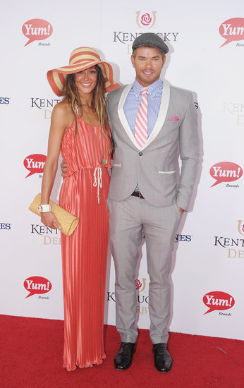 Kellan Lutz hit the red carpet with his girlfriend, Sharni Vinson, in 2012.
Kellan Lutz hit the red carpet with his girlfriend, Sharni Vinson, in 2012.