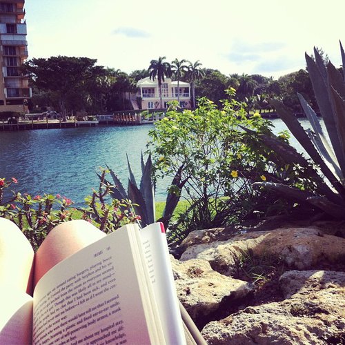 Mandicoyne soaked up the sun while she read.
Mandicoyne soaked up the sun while she read.