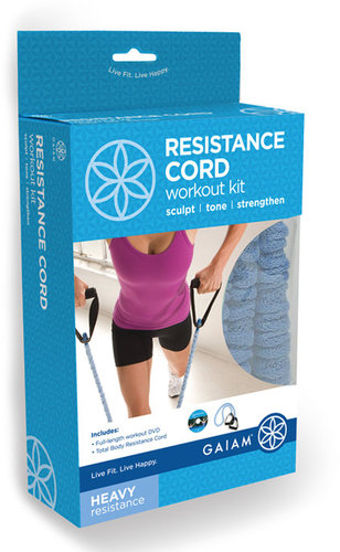 Gaiam Covered Resistance Cord Workout Kit - Large Resistance