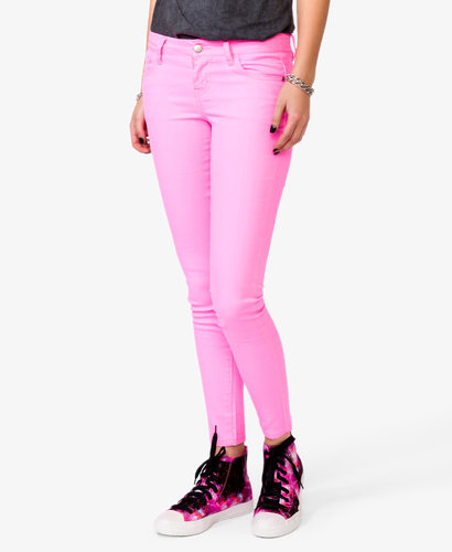 FOREVER 21 Colored Skinny Jeans