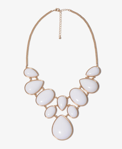 FOREVER 21 Bejeweled Bib Necklace