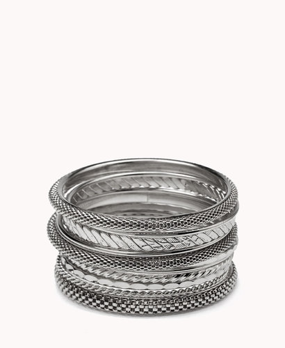 FOREVER 21 Chain-Link Bangle Set