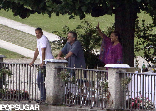 Geroge Clooney, Robert De Niro, and Grace Hightower spent time together in Lake Como in July 2009.
Geroge Clooney, Robert De Niro, and Grace Hightower spent time together in Lake Como in July 2009.
