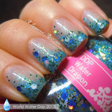 World Water Day Inspired Manicure