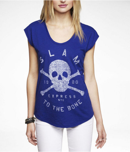 Slub Dolman Graphic Tee - Glam To The Bone