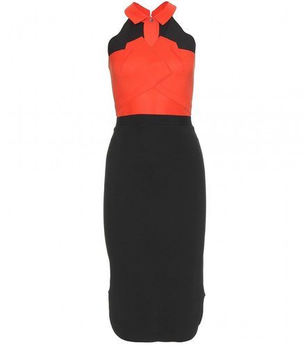 Roland Mouret DALEFIELD TWO-TONE DRESS