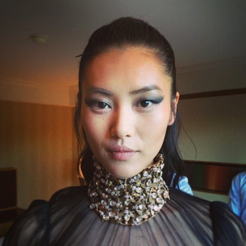 We fell in love with Liu Wen's makeup and jeweled collar.
Source: Instagram user esteelauder
We fell in love with Liu Wen's makeup and jeweled collar.
Source: Instagram user esteelauder