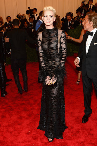 Anne Hathaway at the Met Gala 2013.
Anne Hathaway at the Met Gala 2013.